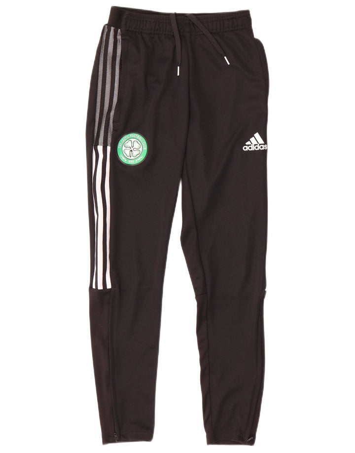 Adidas Mens Boston Celtics Tracksuit Trousers XS Black Polyester