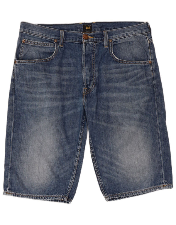 Lee Mens Denim Shorts W32 Medium Blue Cotton