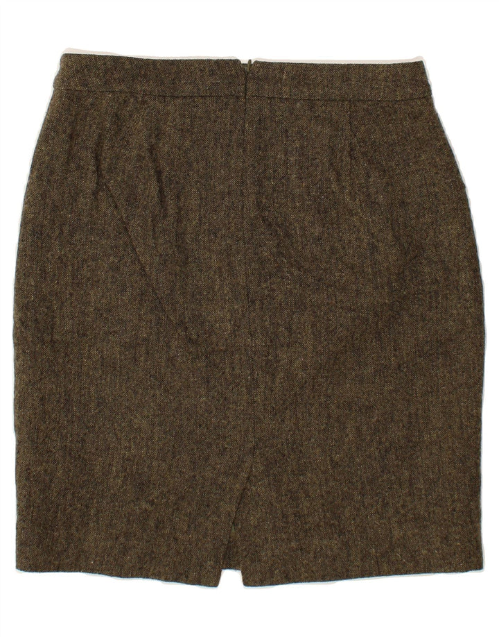 J. CREW Womens Pencil Skirt US 8 Medium W30  Khaki Wool Vintage J. Crew and Second-Hand J. Crew from Messina Hembry 