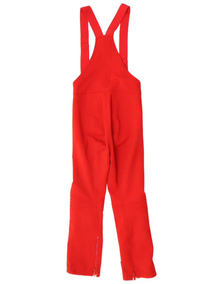 HEAD Womens Dungarees Ski Trousers IT 42 Medium Red Polyamide