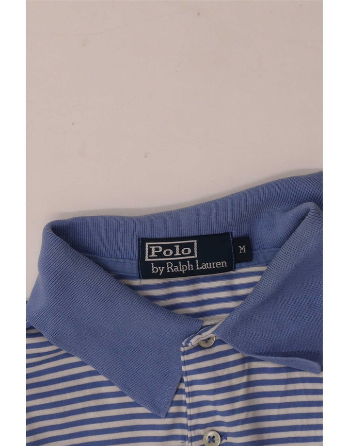 Polo Ralph Lauren Mens Shirt Medium Blue Pinstripe