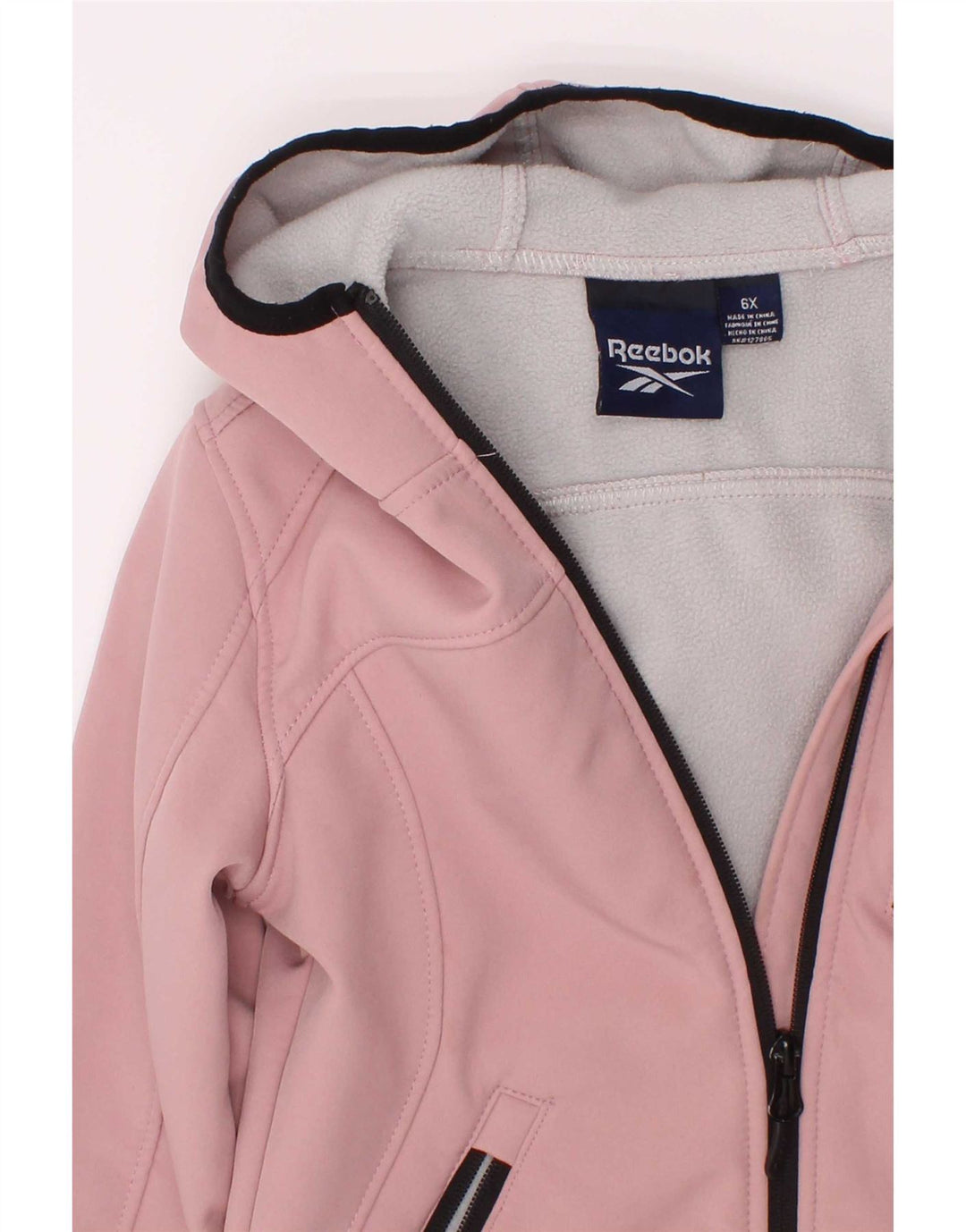 Reebok Girls Tracksuit Top Jacket 5-6 Years Pink