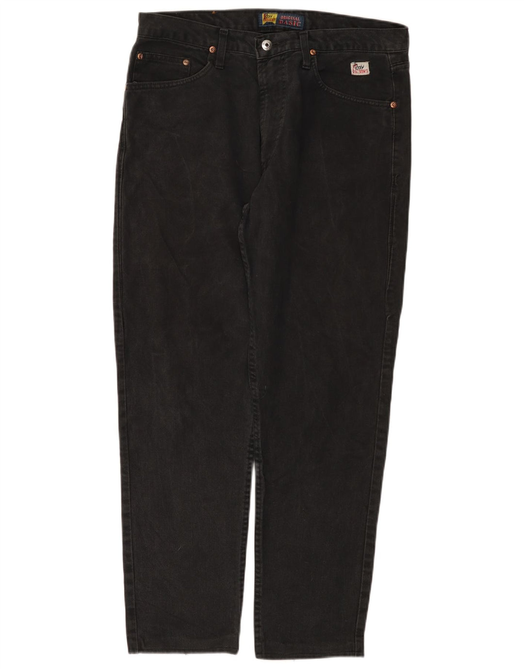 Roy Rogers Mens Straight Jeans W34 L29 Black