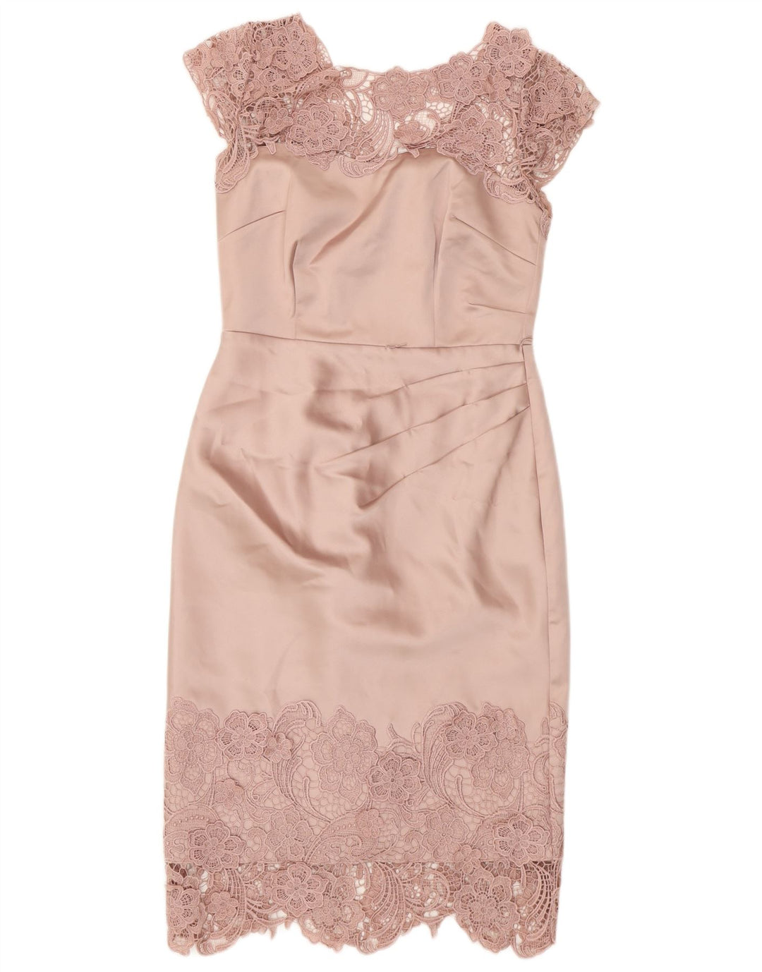Coast Womens Sheath Dress UK 8 Small Pink Polyester