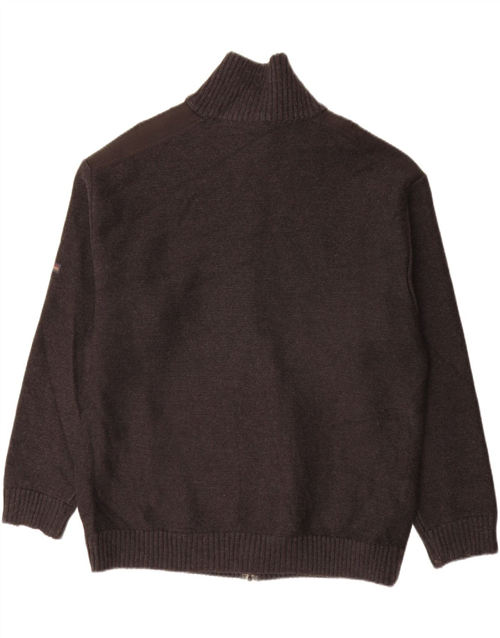 Sail Exp Mens Cardigan Sweater IT 58 2XL Grey Wool