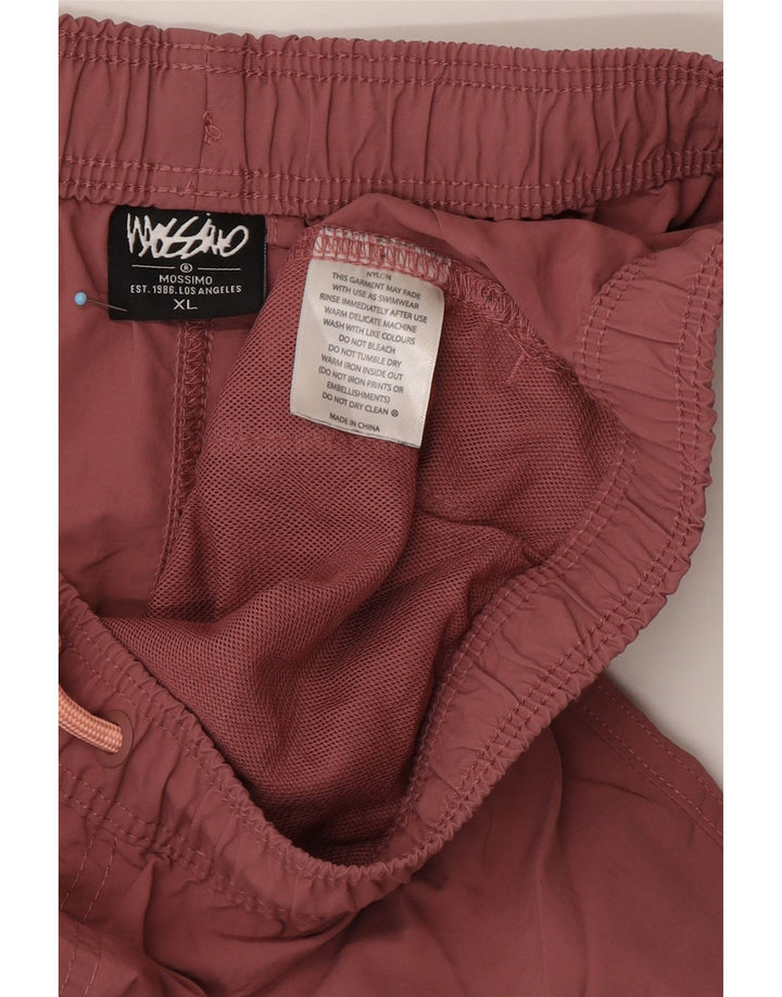 MOSSIMO Mens Swimming Shorts XL  Burgundy Nylon