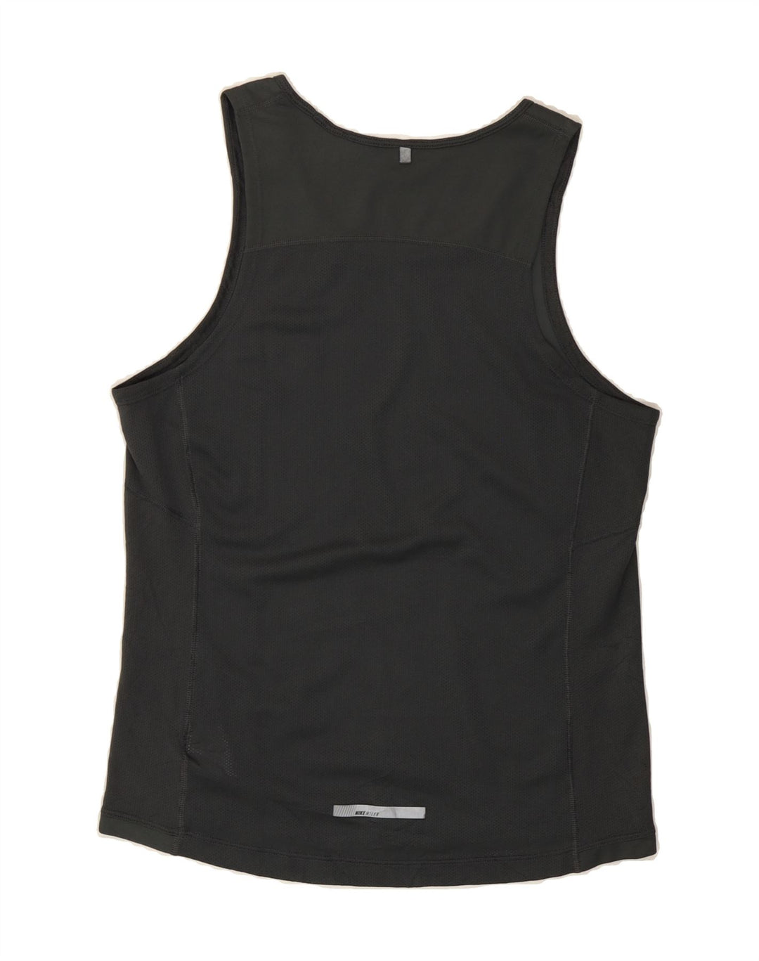 NIKE Womens Dri Fit Vest Top UK 14 Medium Grey Colourblock Polyester Vintage Nike and Second-Hand Nike from Messina Hembry 