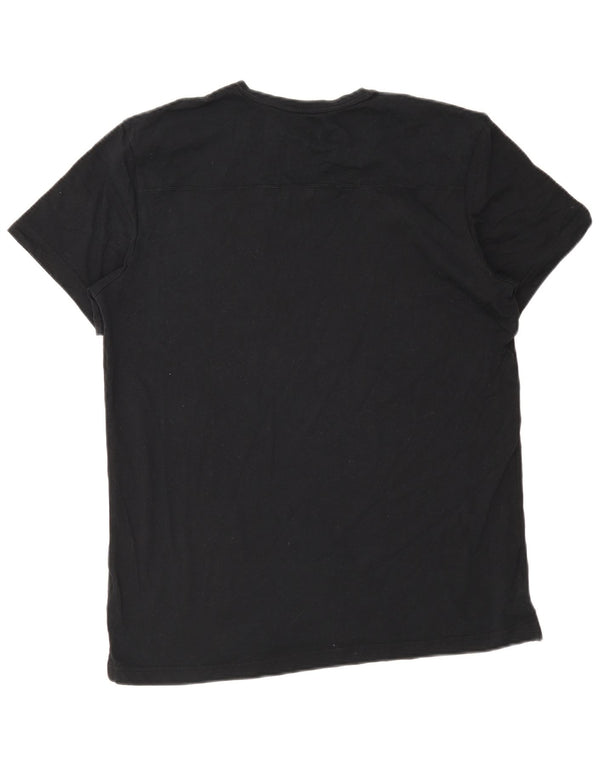 Adidas Mens T-Shirt Top XL Black Cotton