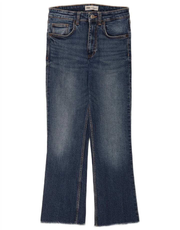 Zara Womens Bootcut Jeans EU 34 2XS W24 L25 Blue