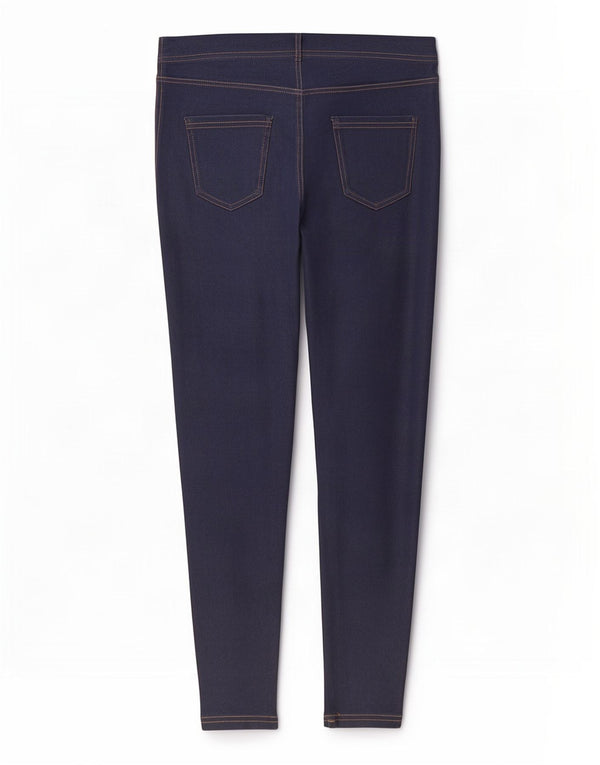 Marks & Spencer Womens Jegging Jeans UK 12 Medium W30 L27 Navy Blue Cotton