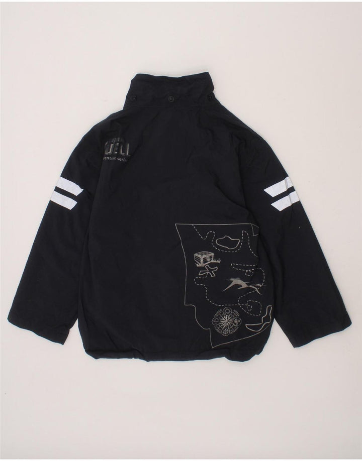 HELLY HANSEN Boys Graphic Windbreaker Jacket 5-6 Years Navy Blue Polyamide Vintage Helly Hansen and Second-Hand Helly Hansen from Messina Hembry 