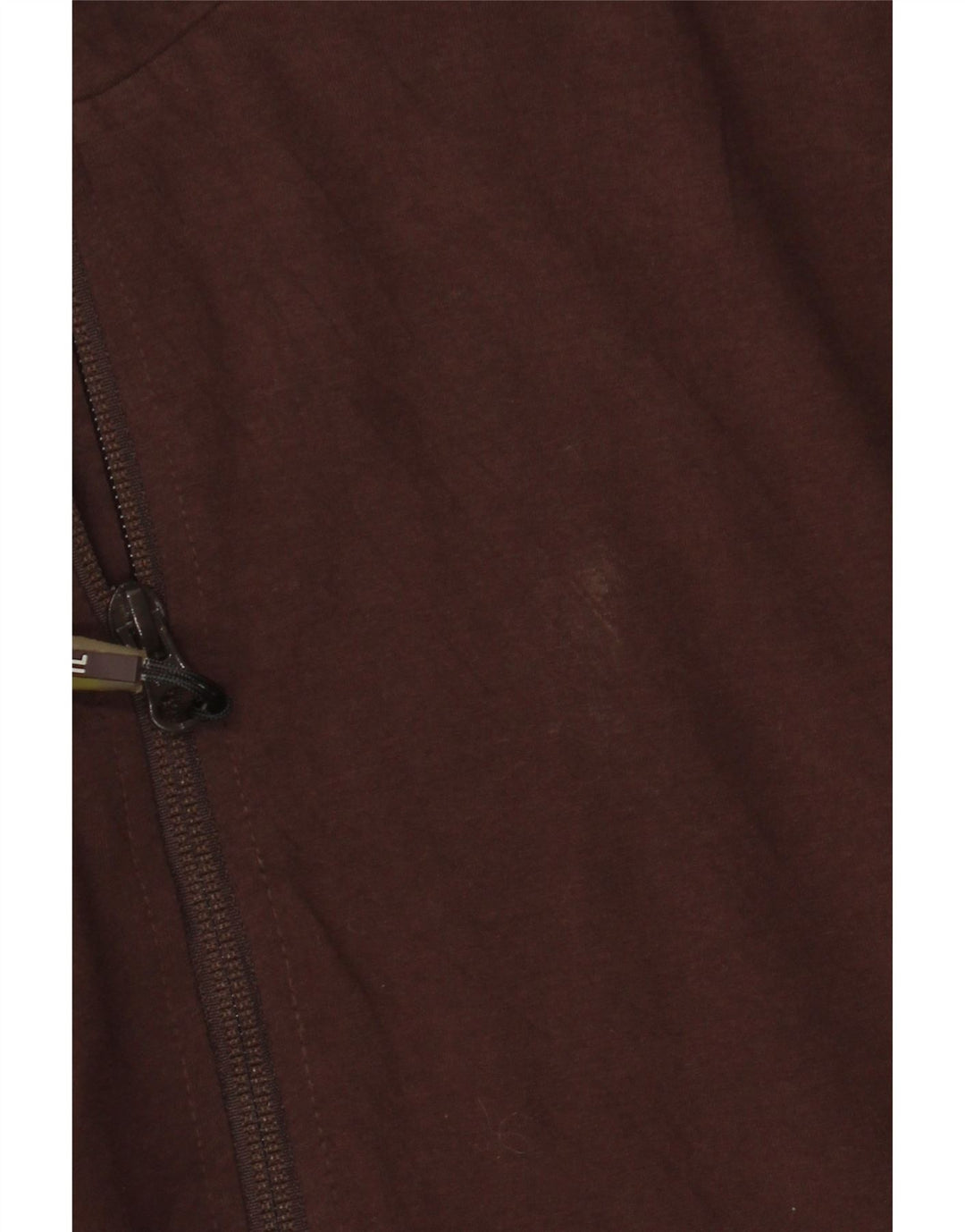 FILA Womens Tracksuit Top Jacket UK 16 Large Brown Cotton