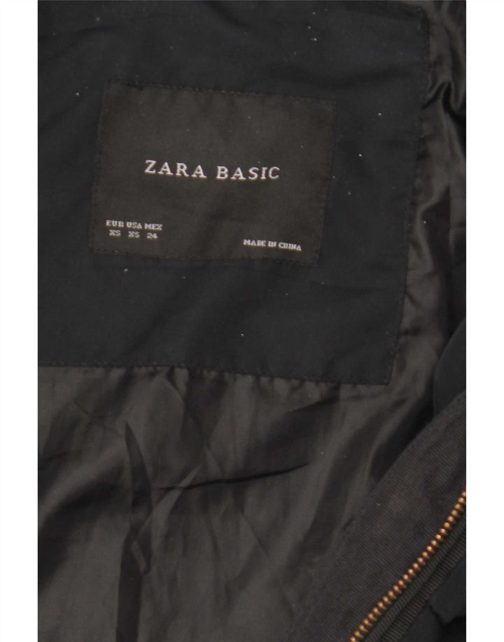 Zara Womens Padded Jacket UK 6 XS Black