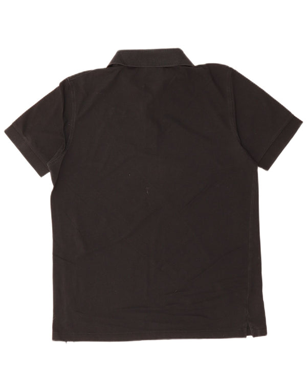 Hugo Boss Mens Polo Shirt Medium Black Cotton