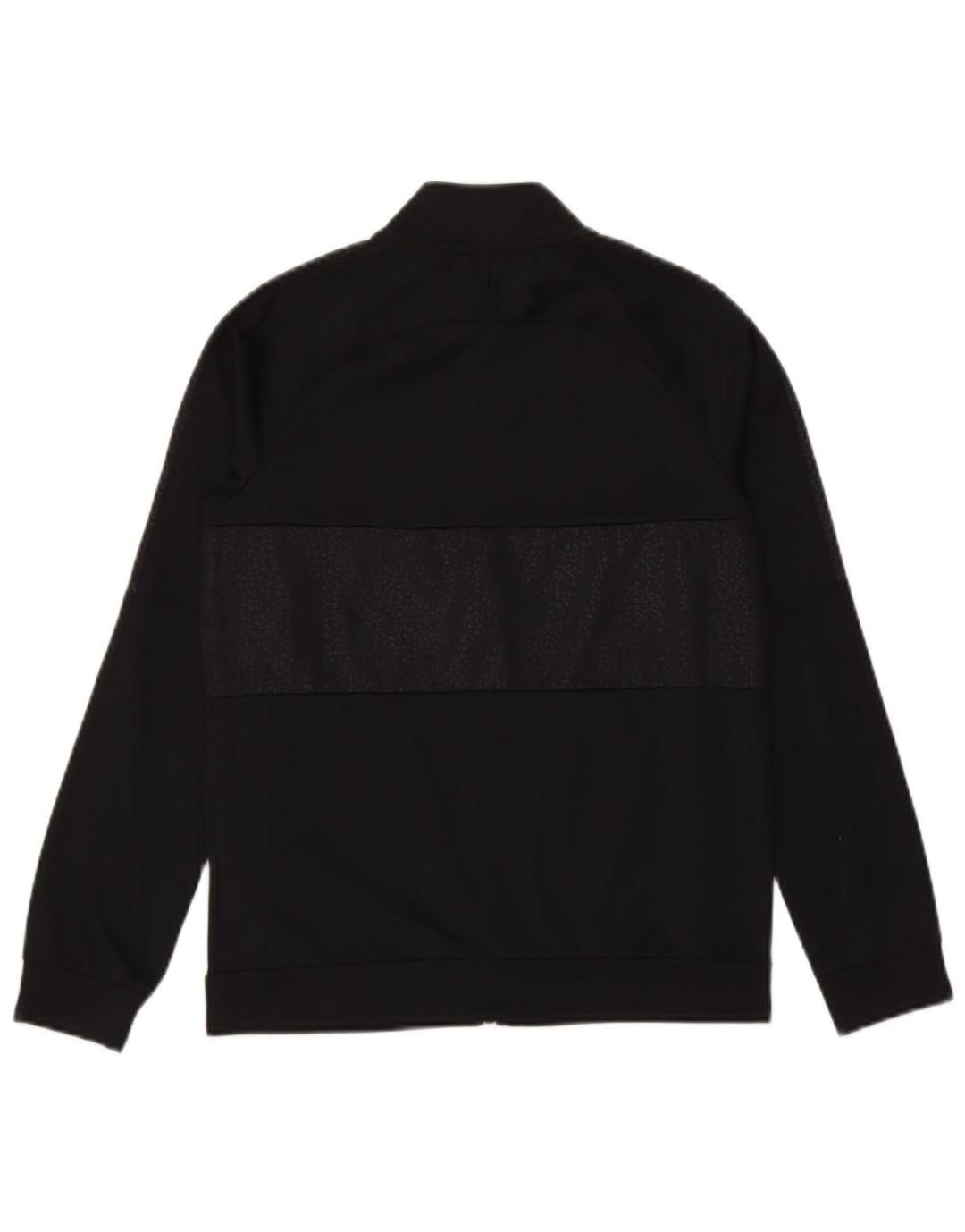 NIKE Boys Dri Fit Tracksuit Top Jacket 12-13 Years Large Black