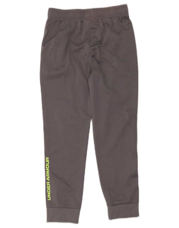 Under Armour Girls Graphic Tracksuit Trousers Joggers 6-7 Years Grey