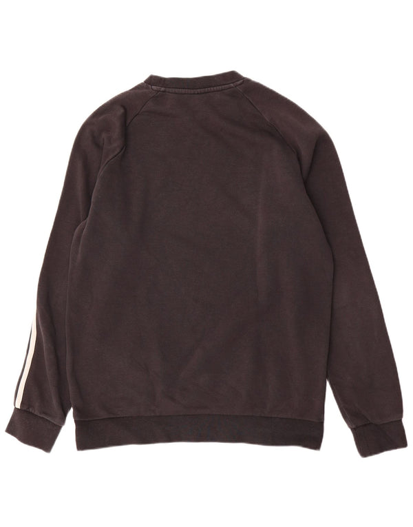 Adidas Mens Sweatshirt Jumper Small Black Cotton