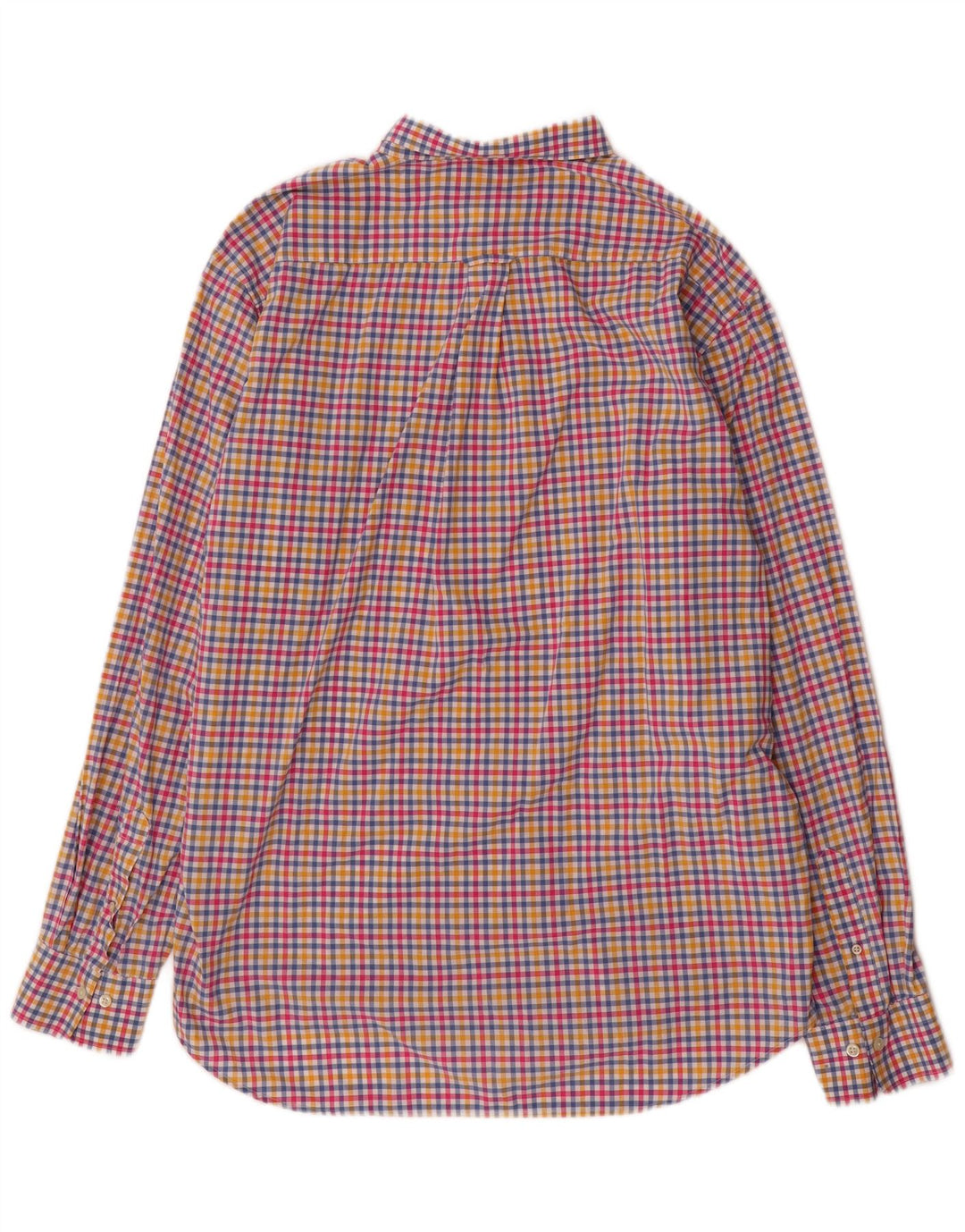 Gant Mens Regular Fit Shirt Size 45/46 18 2XL Multicoloured Gingham Cotton