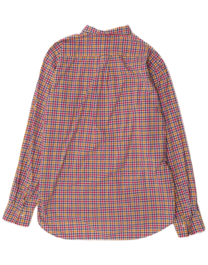 Gant Mens Regular Fit Shirt Size 45/46 18 2XL Multicoloured Gingham Cotton