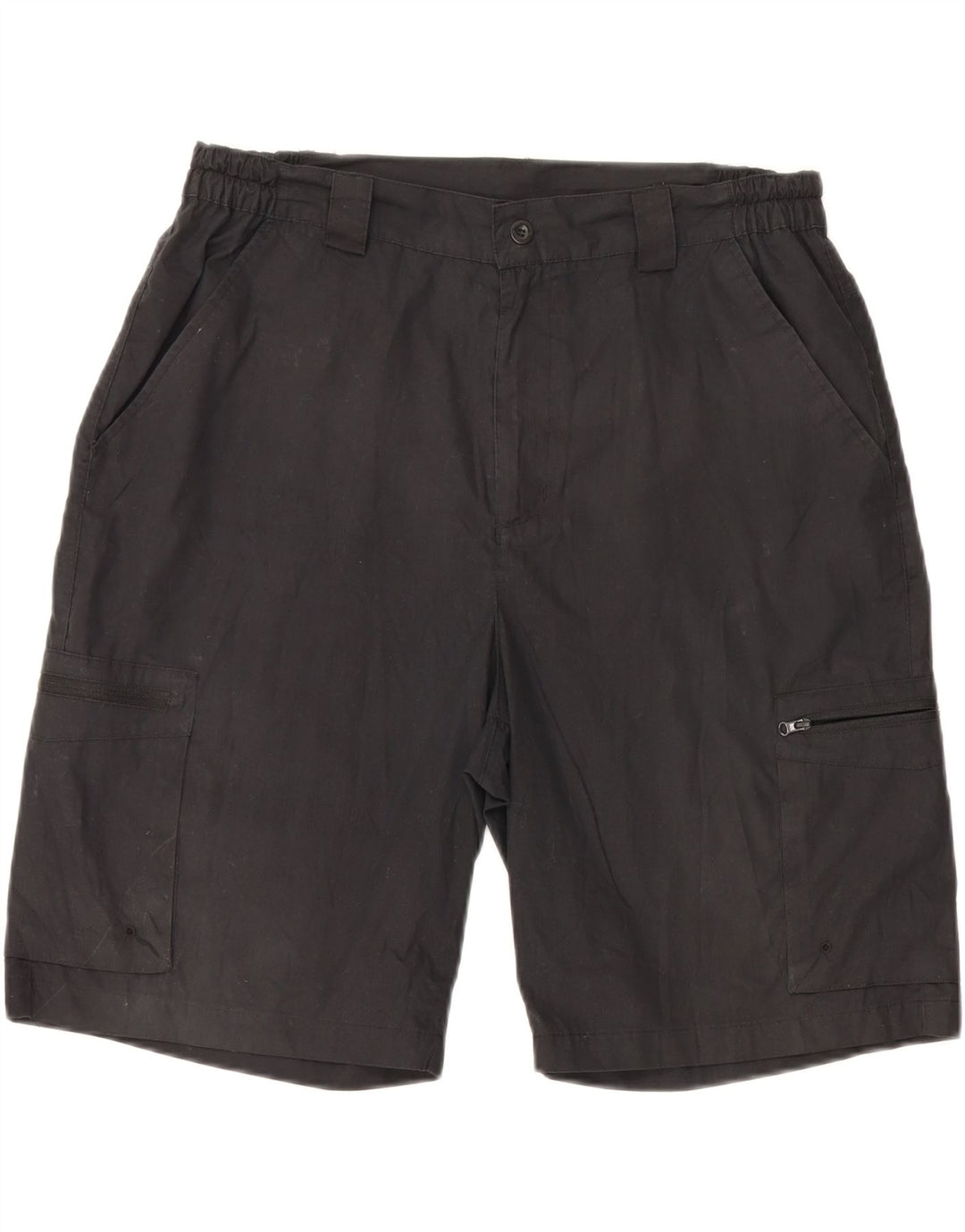 Mountain Warehouse Mens Cargo Shorts W36 Large Black Polyester