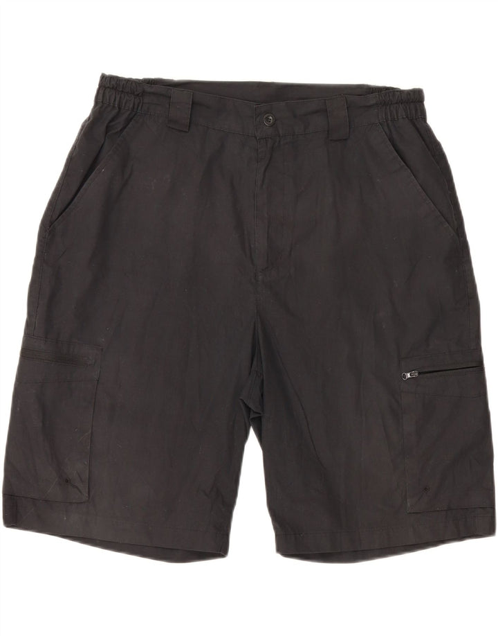 Mountain Warehouse Mens Cargo Shorts W36 Large Black Polyester