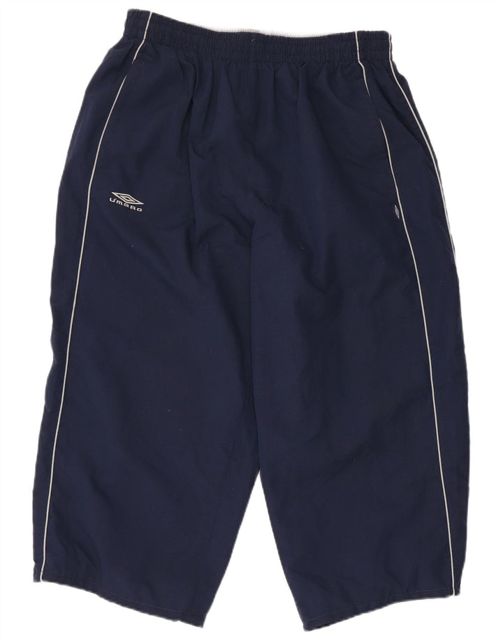 Umbro Mens Capri Tracksuit Trousers XL  Navy Blue Polyester