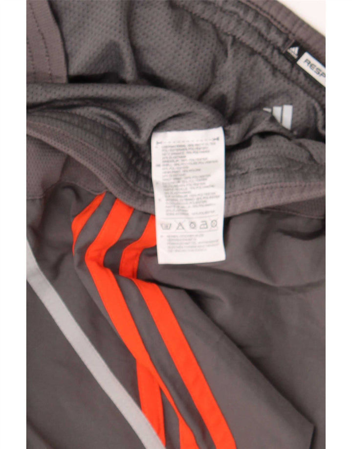 Adidas Mens Swimming Shorts Medium Grey Colourblock Polyester