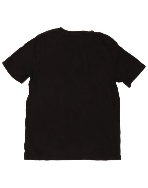 PUMA Mens Graphic T-Shirt Top Medium Black Cotton