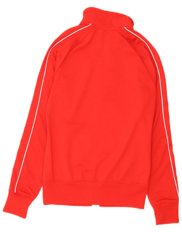 Nike Womens Tracksuit Top Jacket UK 10 Small Red