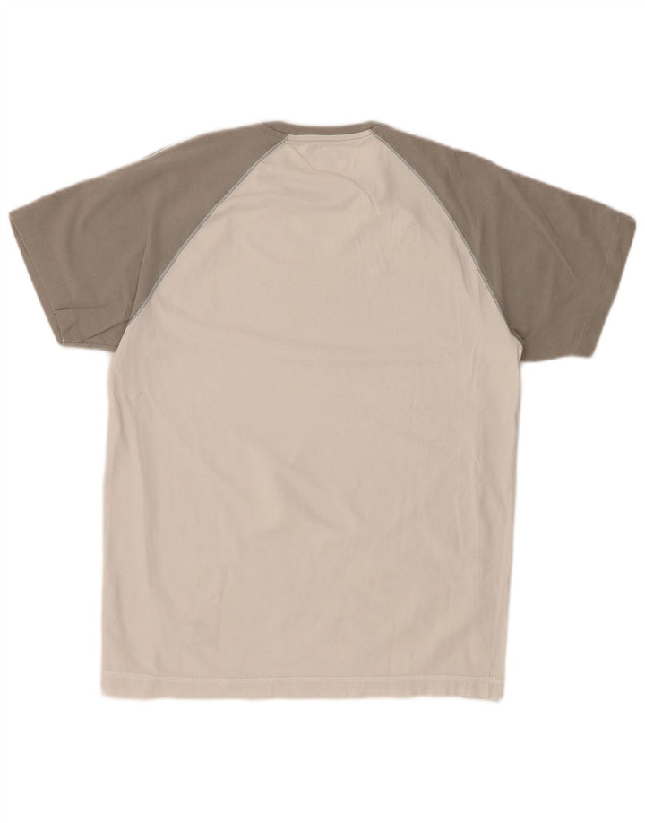 CHAMPION Womens T-Shirt Top UK 14 Large White Colourblock