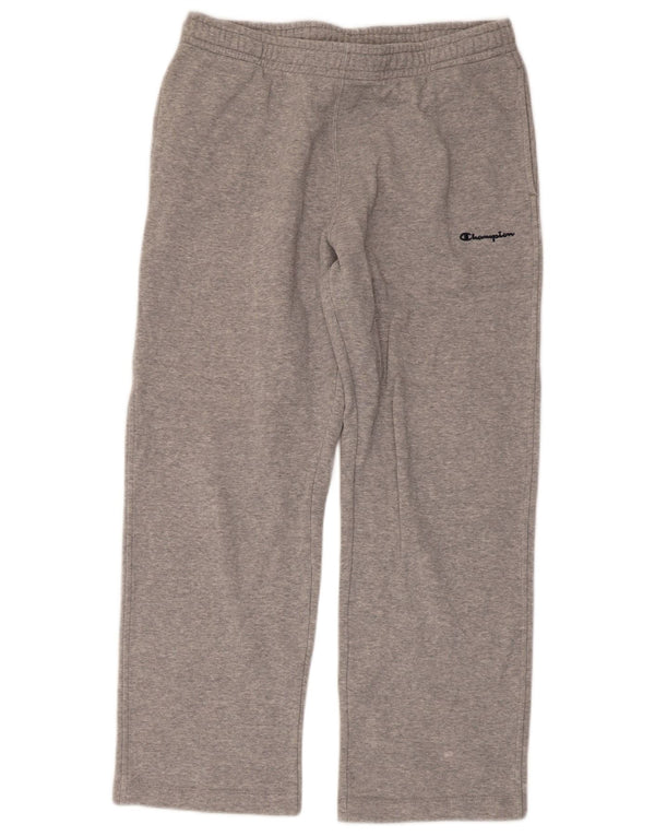 Champion Mens Tracksuit Trousers Large Grey Cotton