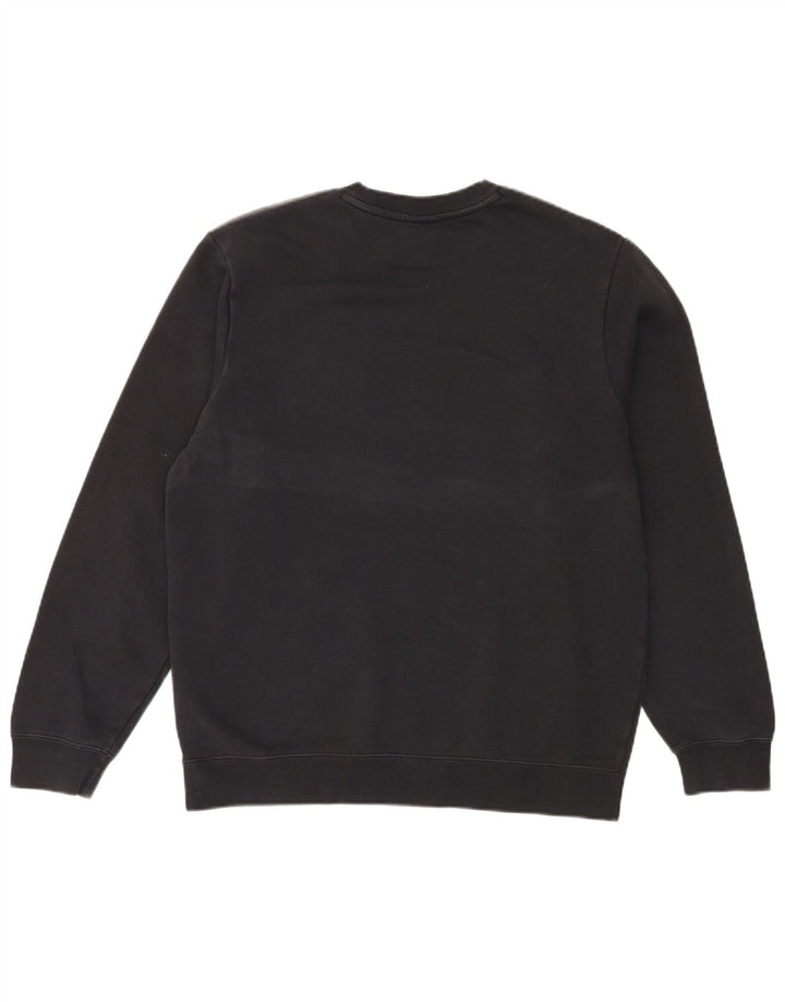 Nike Mens Graphic Sweatshirt Jumper Medium Black Colourblock Cotton