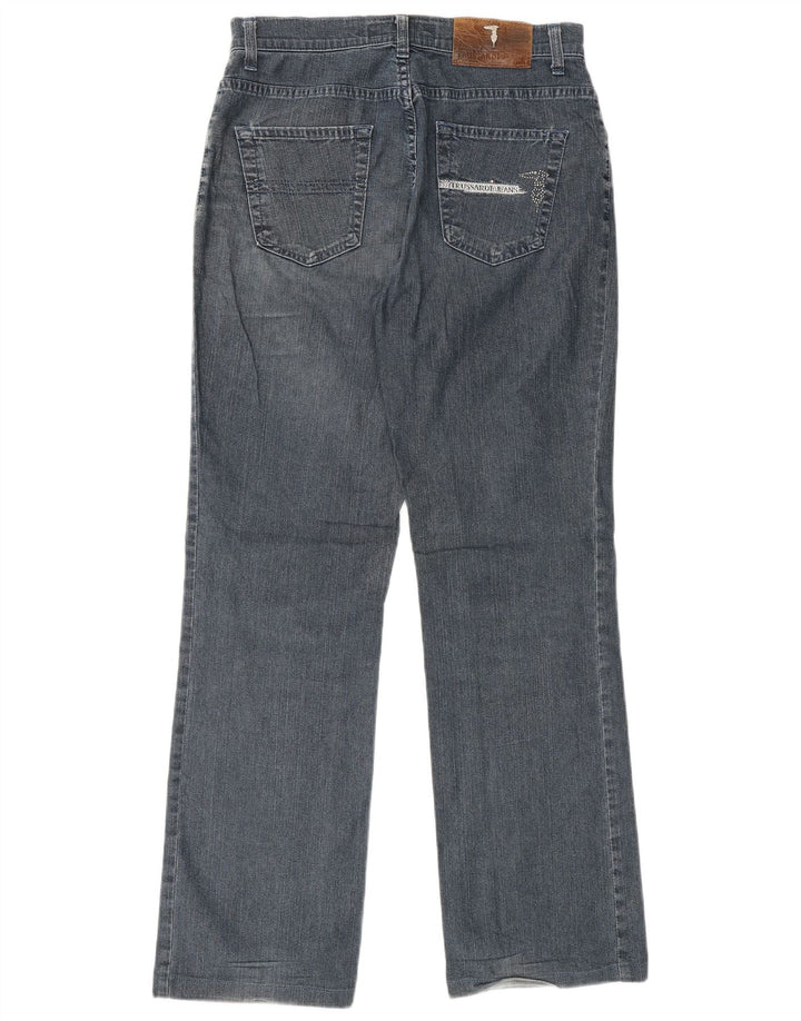 TRUSSARDI Womens Straight Jeans W27 L29  Blue Cotton