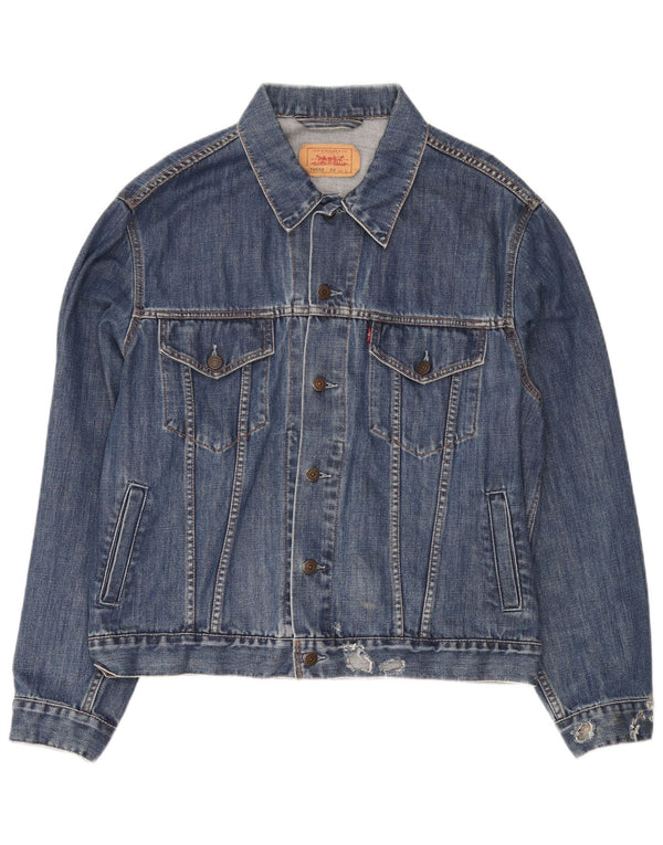 Levi's Mens 70550 Denim Jacket UK 40 Large Blue Cotton