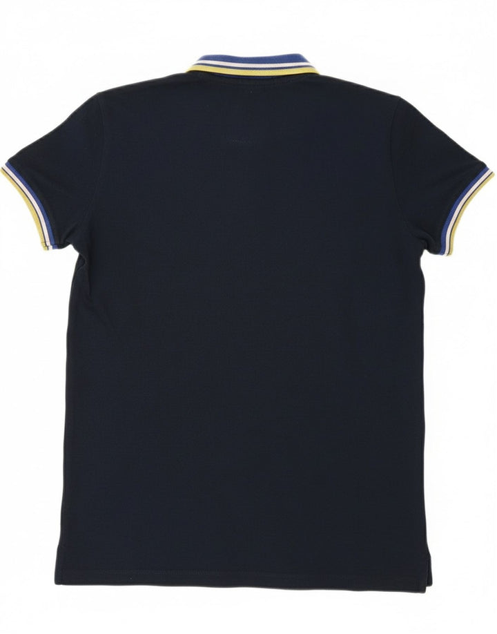 INVICTA Mens Polo Shirt Small Navy Blue Cotton