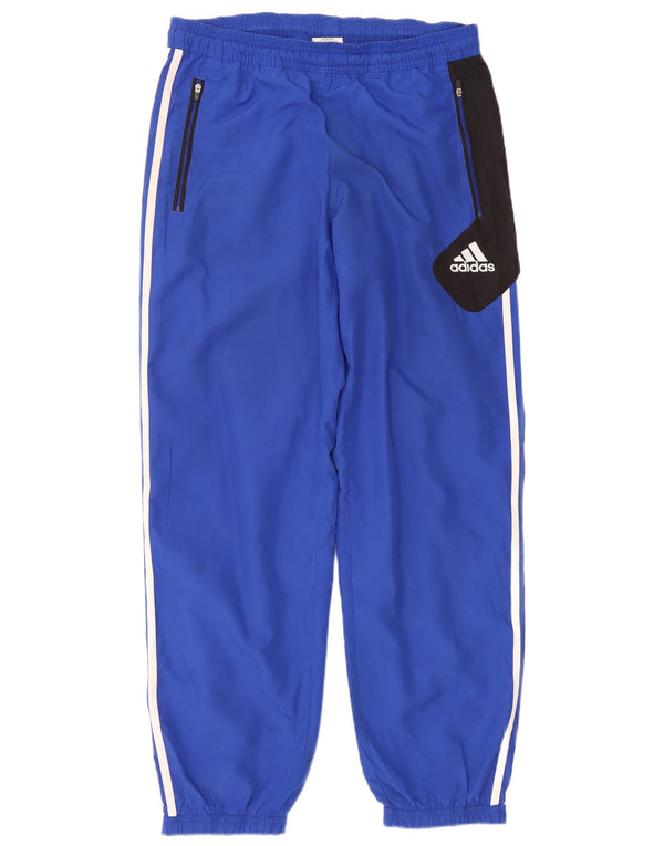 ADIDAS Mens Tracksuit Trousers Joggers UK 40/42 Medium  Blue Colourblock