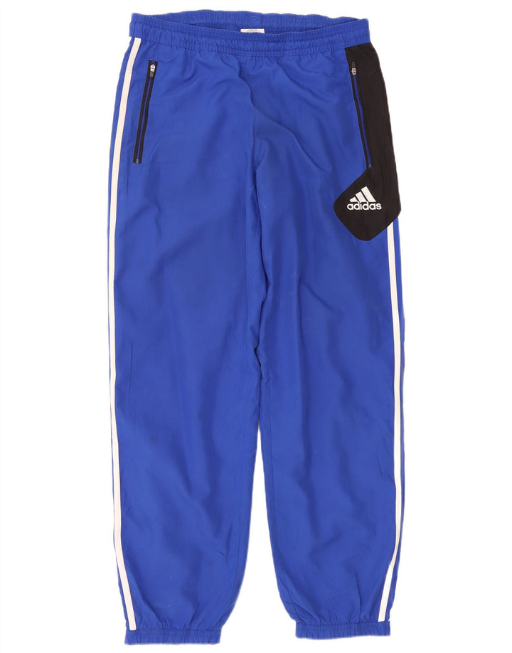 ADIDAS Mens Tracksuit Trousers Joggers UK 40/42 Medium  Blue Colourblock