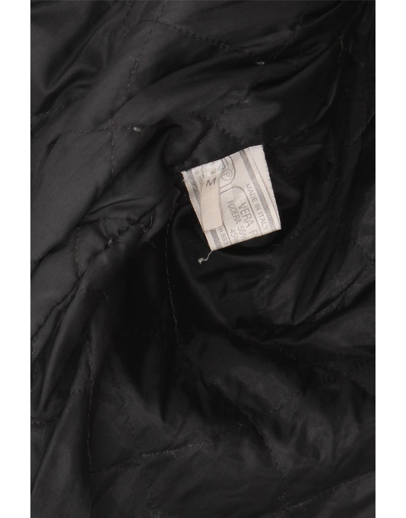 VINTAGE Mens Leather Jacket UK 38 Medium Black Leather Vintage Vintage and Second-Hand Vintage from Messina Hembry 