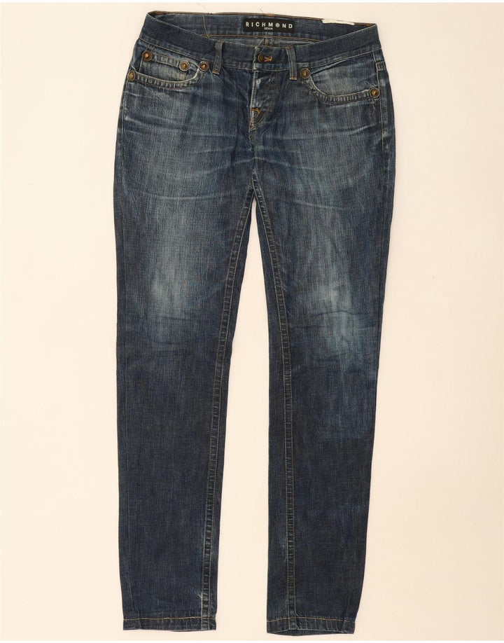 RICHMOND Womens Skinny Jeans W34 L33 Blue
