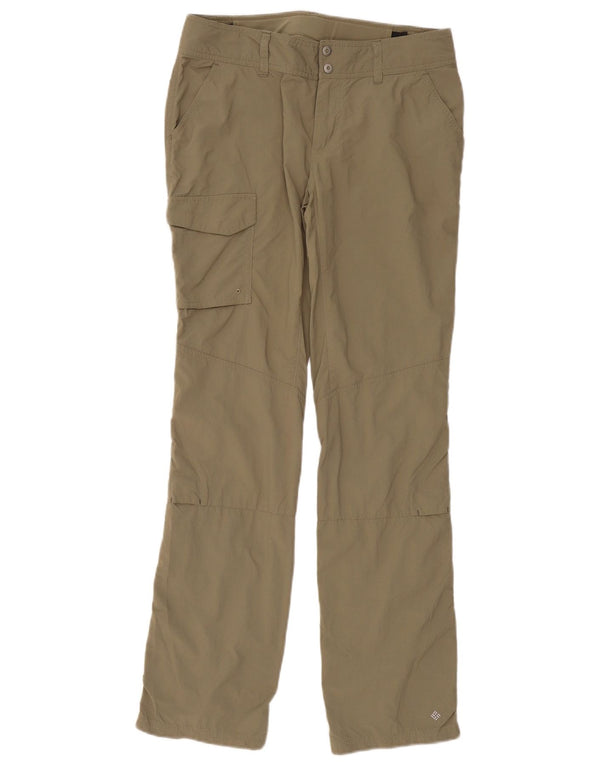 COLUMBIA Womens Regular Cargo Trousers US 6 Medium W32 L32 Khaki
