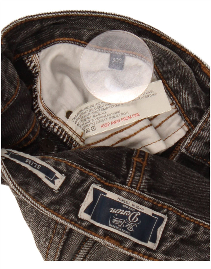 FAT FACE Womens Slim Jeans W30 L29 Grey Cotton