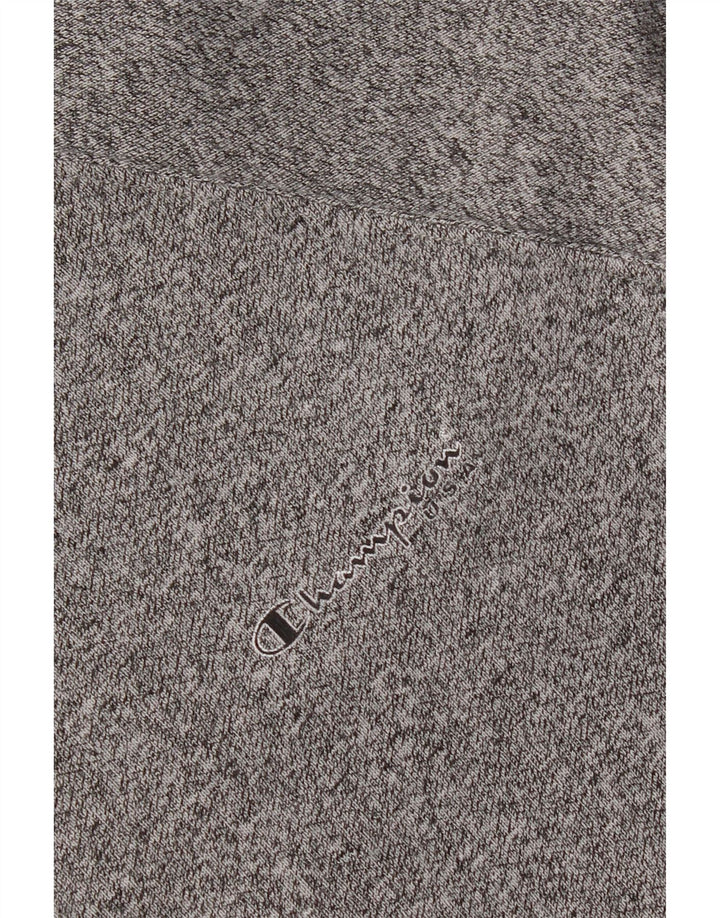 Champion Mens Graphic Tracksuit Top Jacket Large Grey Flecked