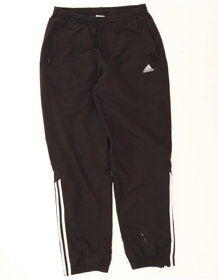 ADIDAS Mens Tracksuit Trousers Joggers Medium  Black Polypeptide
