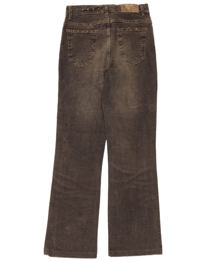 Just Cavalli Womens Bootcut Jeans W29 L27 Brown Cotton