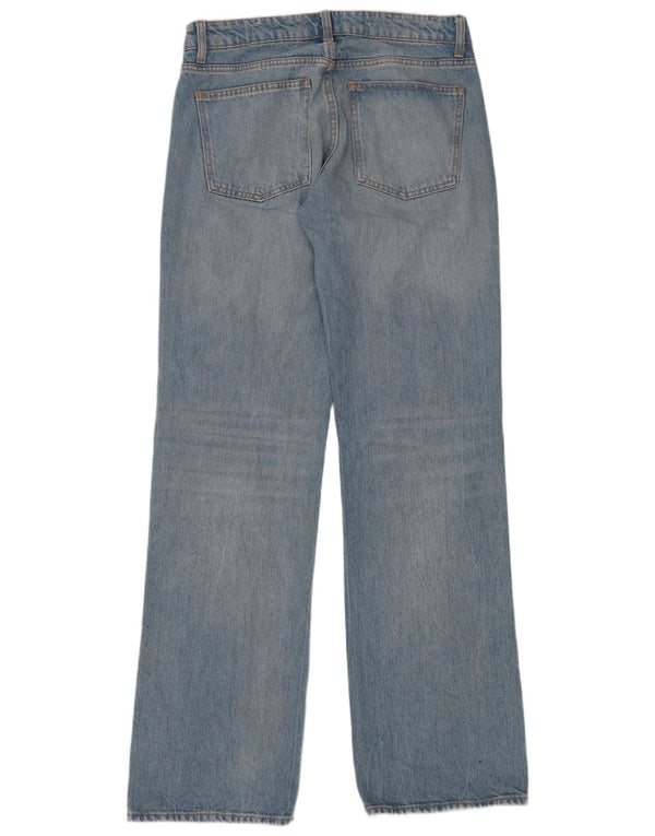 Zara Womens Straight Jeans EU 36 XS W26 L34 Blue Cotton