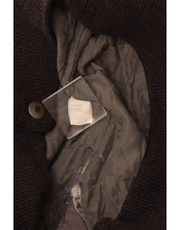 Vintage Mens Bomber Jacket UK 42 XL Multicoloured Geometric Alpaca Wool