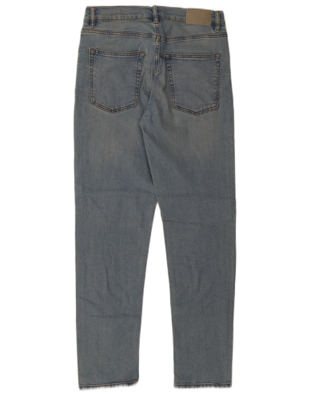 Zara Mens Straight Jeans EU 40 Medium W31 L31 Blue Cotton