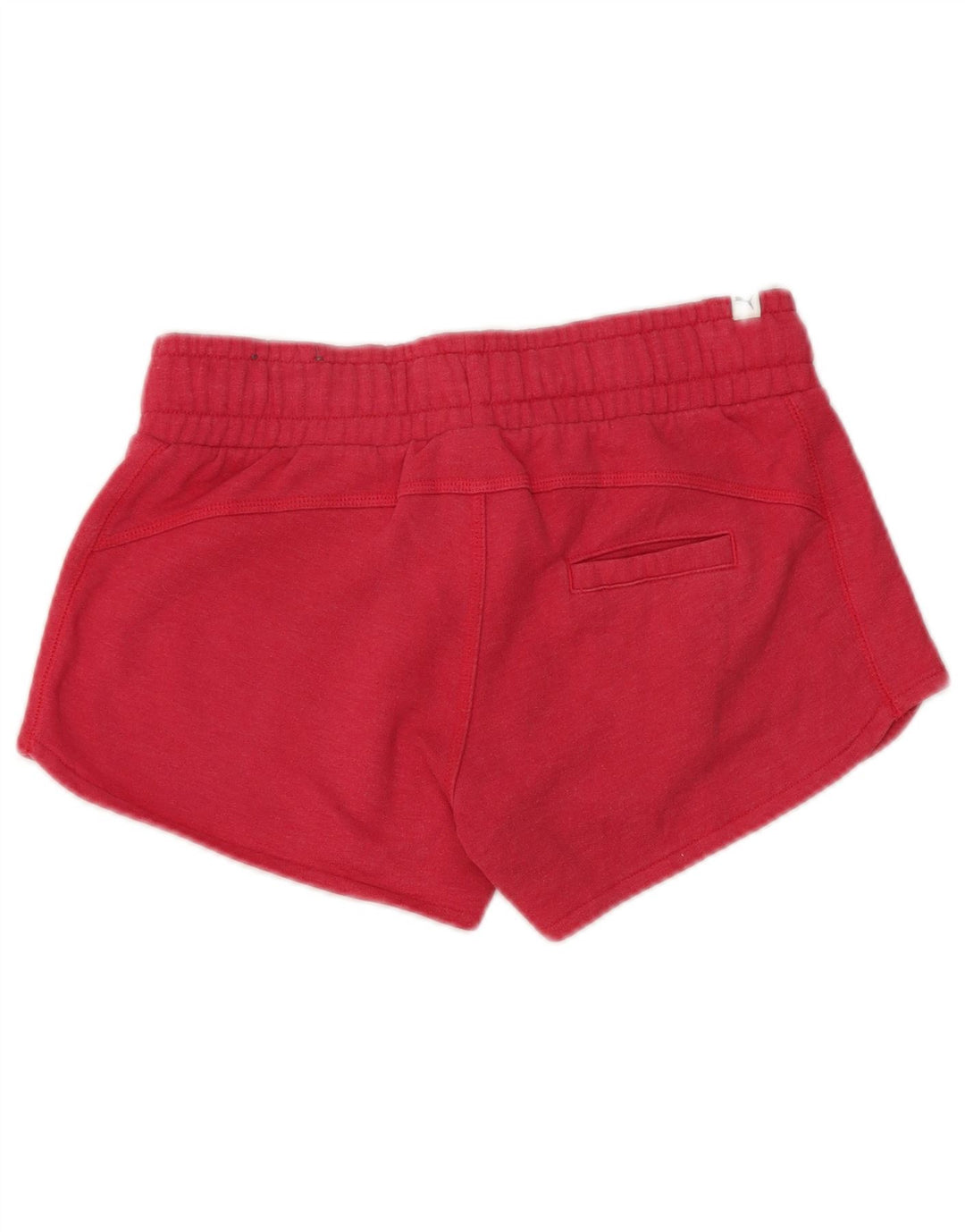 PUMA Womens Sport Shorts UK 10 Small Pink Cotton