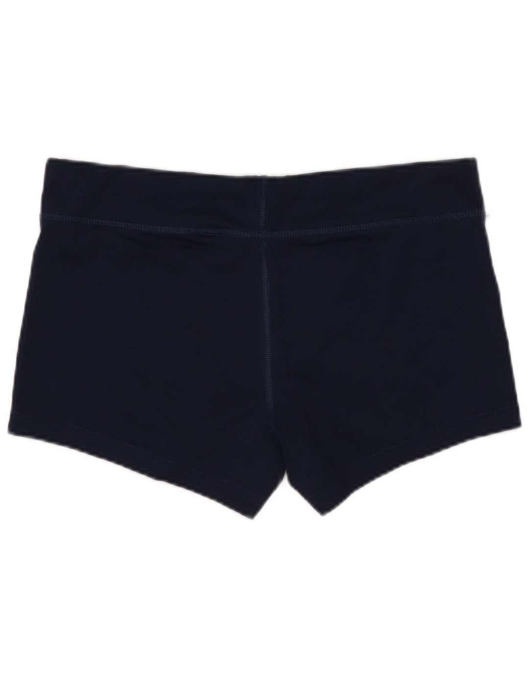 NIKE Womens Dri Fit Sport Shorts UK 12 Medium  Navy Blue Polyester