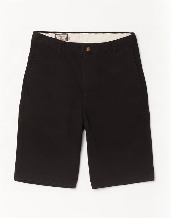 Volcom Mens Chino Shorts W30 Medium Black Cotton